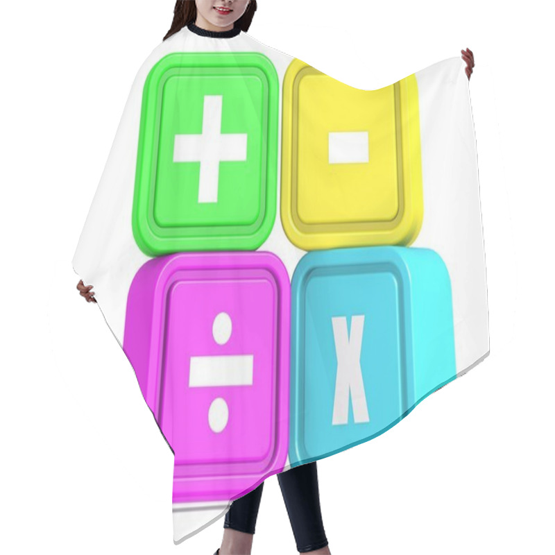 Personality  Math Sign Hair Cutting Cape