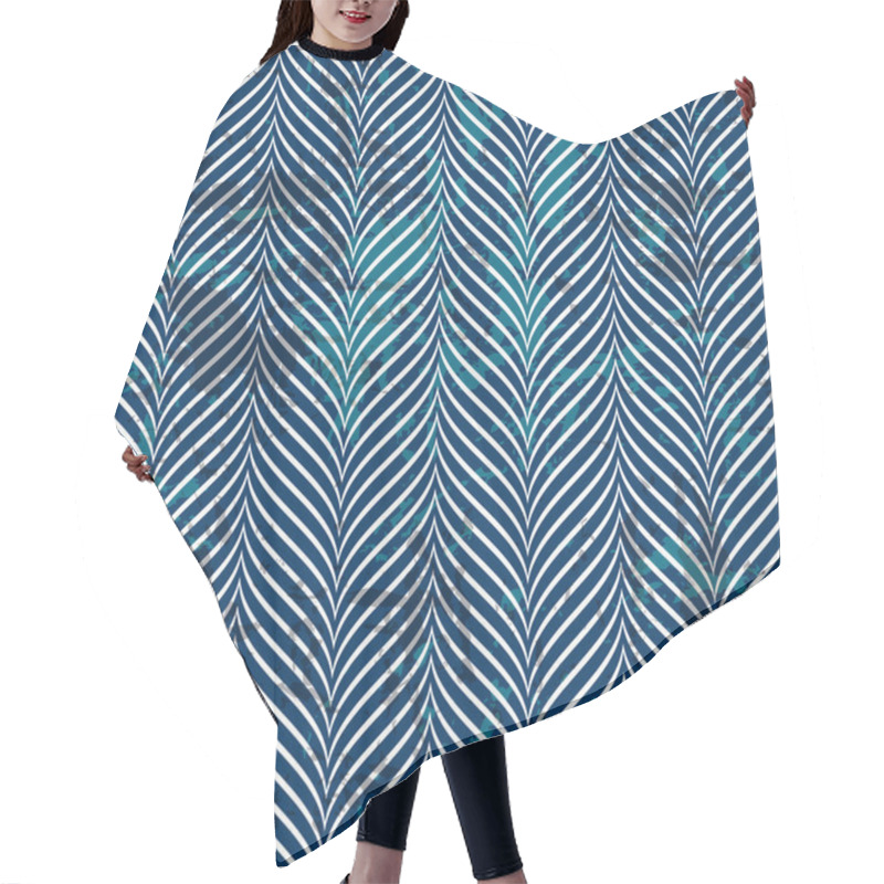 Personality  Vector Seamless Chevron Pattern Hair Cutting Cape