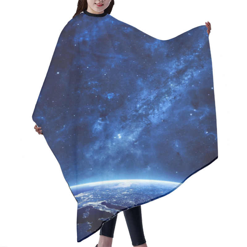 Personality  Earth At Night  Hair Cutting Cape