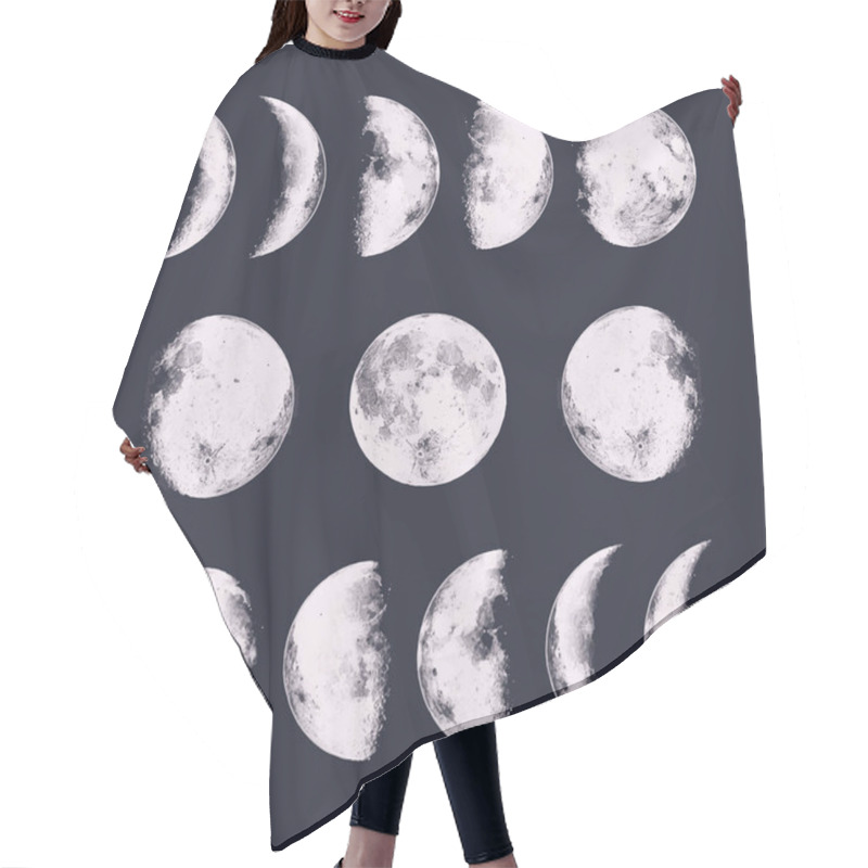 Personality  All Of Moon Phases Set Hair Cutting Cape