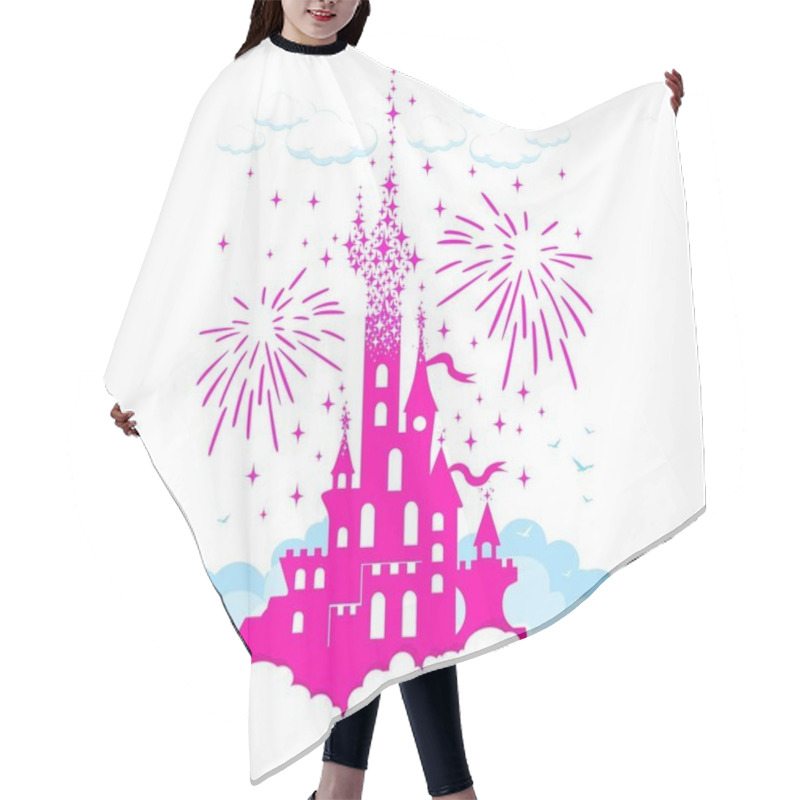 Personality  Fairytale Princess Castle Hair Cutting Cape