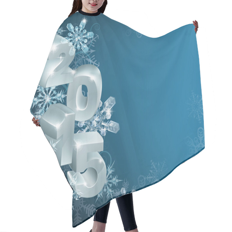 Personality  Christmas Or New Year 2015 Background Hair Cutting Cape