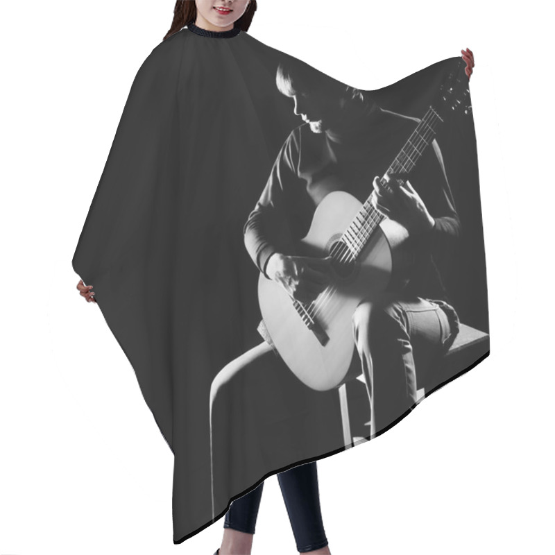 Personality  Acoustic Guitar Player Guitarist Concert Hair Cutting Cape