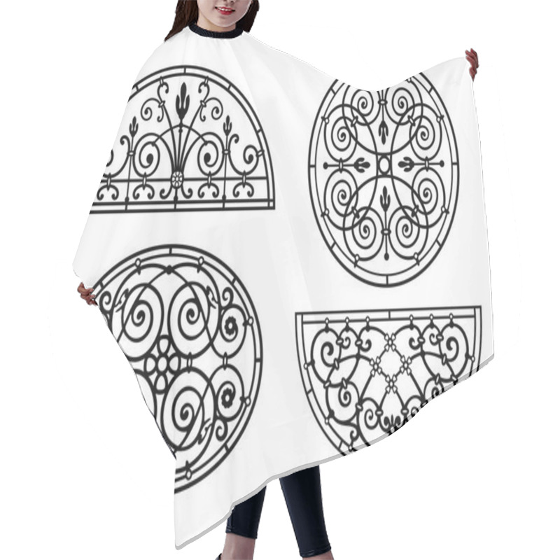 Personality  Set Of Forged Lattices Hair Cutting Cape