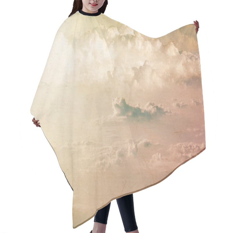 Personality  White Clouds And Sky Hair Cutting Cape