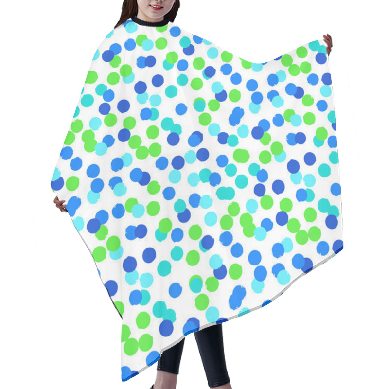 Personality  Pattern With Scattered Dots Hair Cutting Cape