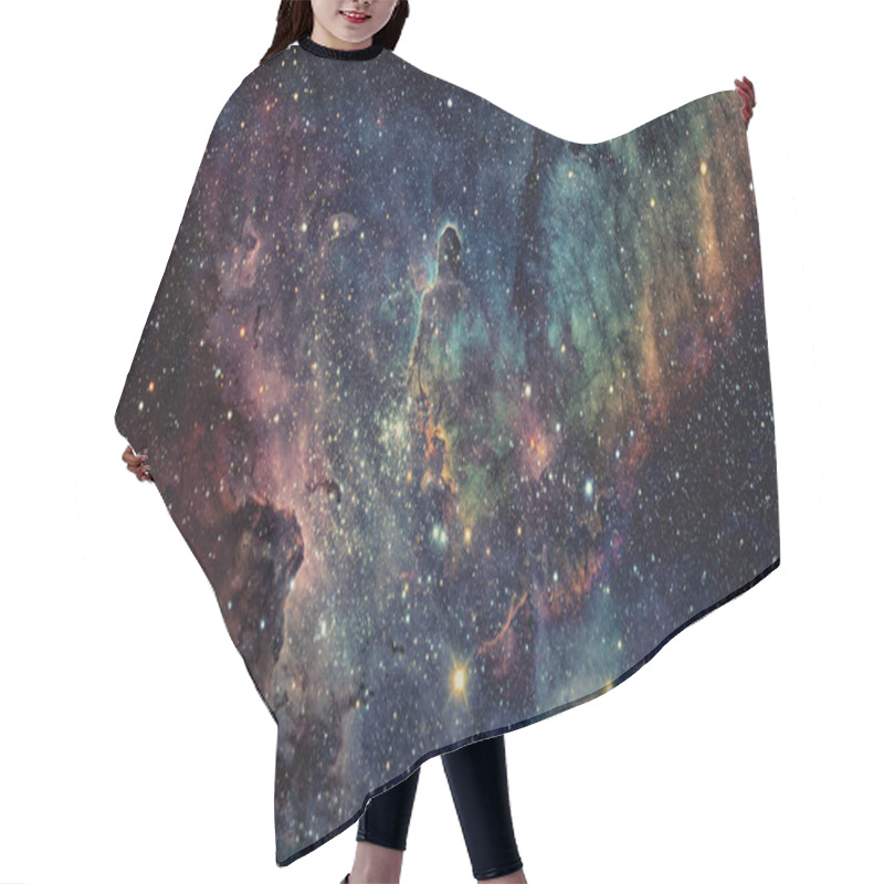 Personality  Colorful Deep Space. Universe Concept Background. Elements Of This Image Furnished By NASA Hair Cutting Cape