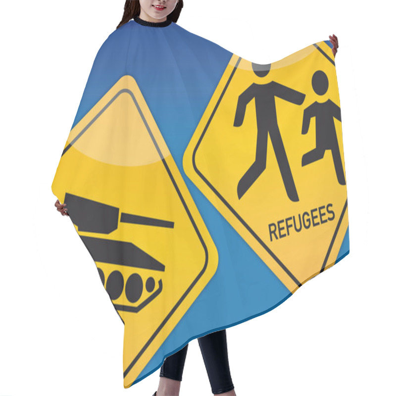 Personality  Refugees Hair Cutting Cape