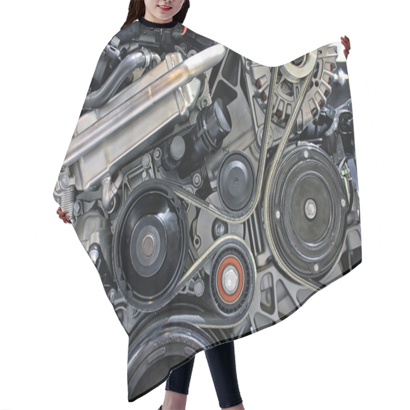 Personality  Car Engine Hair Cutting Cape