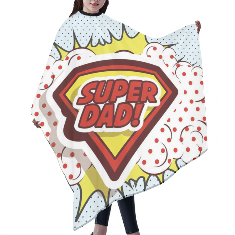 Personality  Fathers Day Design Hair Cutting Cape