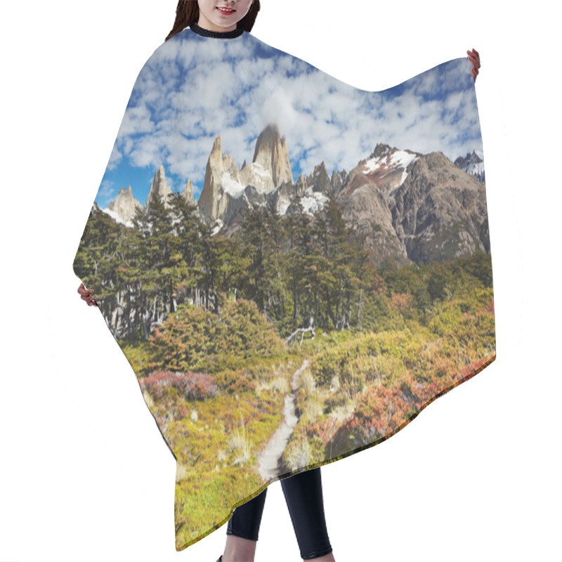 Personality  Mount Fitz Roy, Argentina Hair Cutting Cape