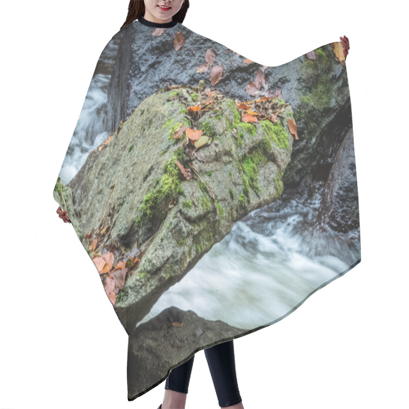 Personality  Creek With Running Water Hair Cutting Cape