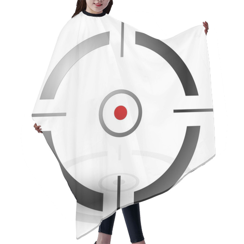 Personality  Crosshair, Target Mark Hair Cutting Cape