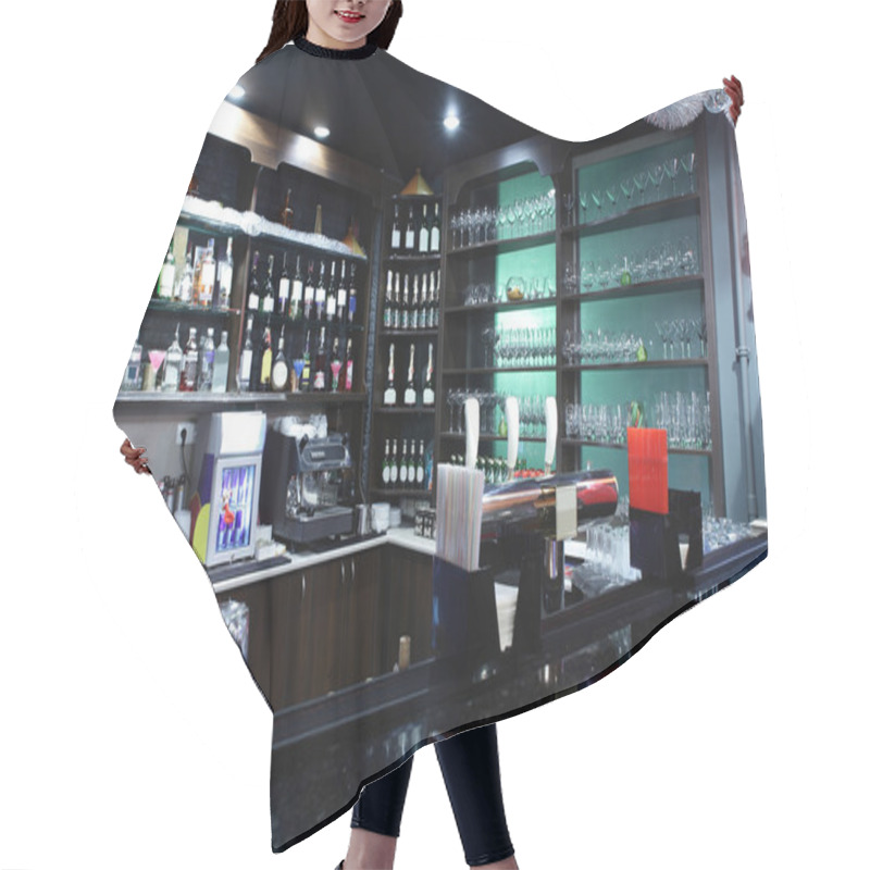 Personality  Interior Of Beautiful And Modern Billiard Hair Cutting Cape