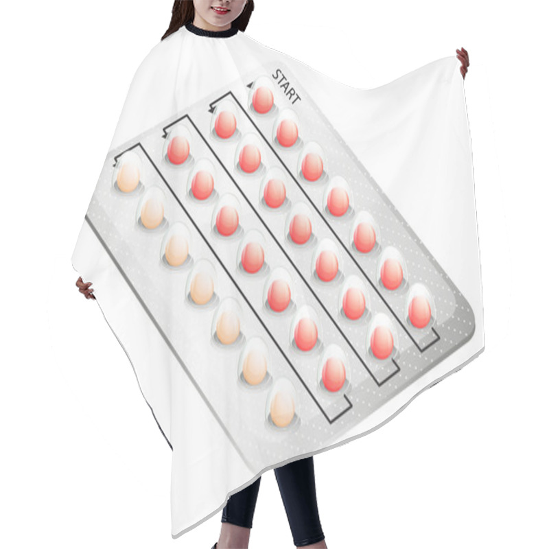 Personality  A Birth Control Pill Hair Cutting Cape