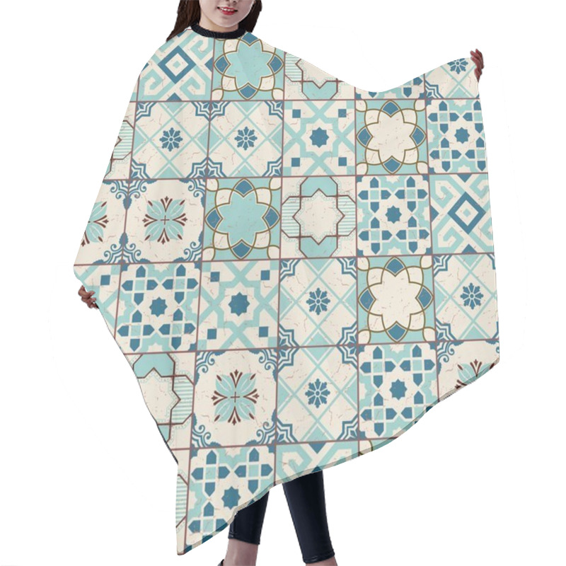 Personality  Gorgeous Seamless Pattern  Hair Cutting Cape