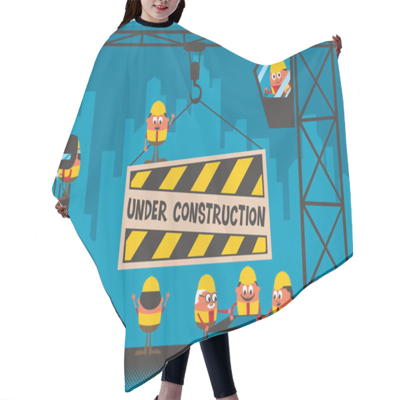 Personality  Under Construction Hair Cutting Cape