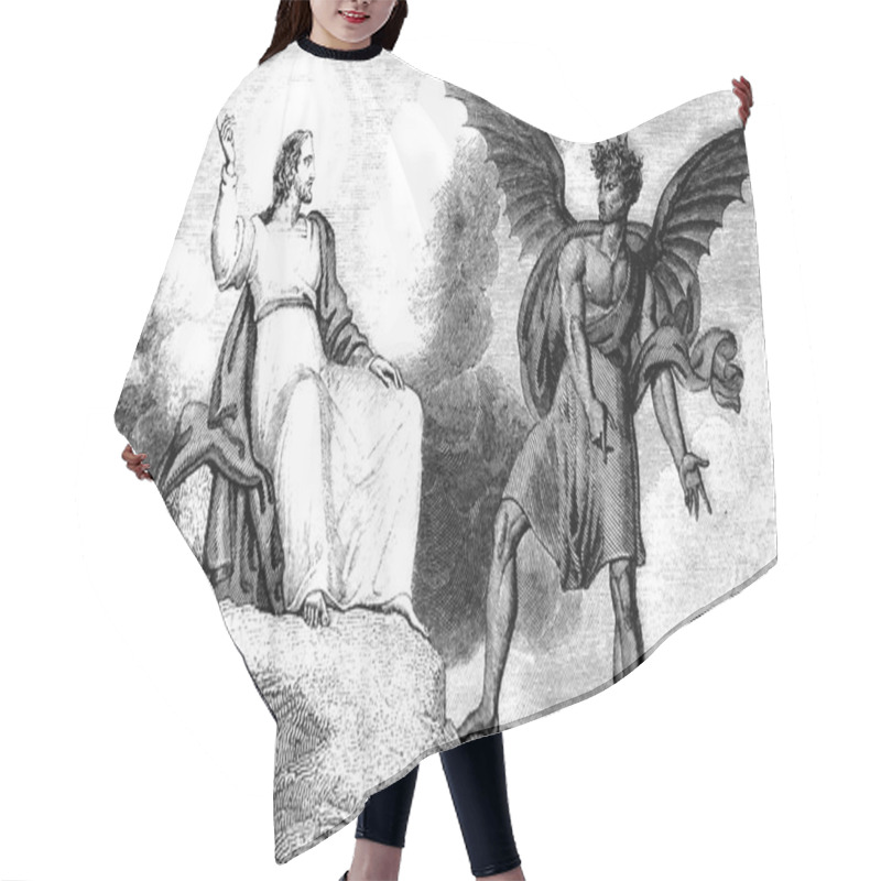 Personality  The Temptation Of Jesus Christ Hair Cutting Cape