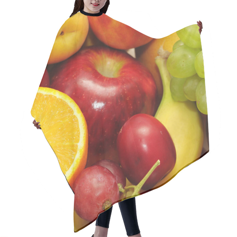 Personality  Fresh Fruits And Vegetables Hair Cutting Cape