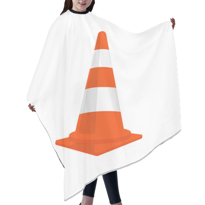 Personality  Traffic Cone Hair Cutting Cape