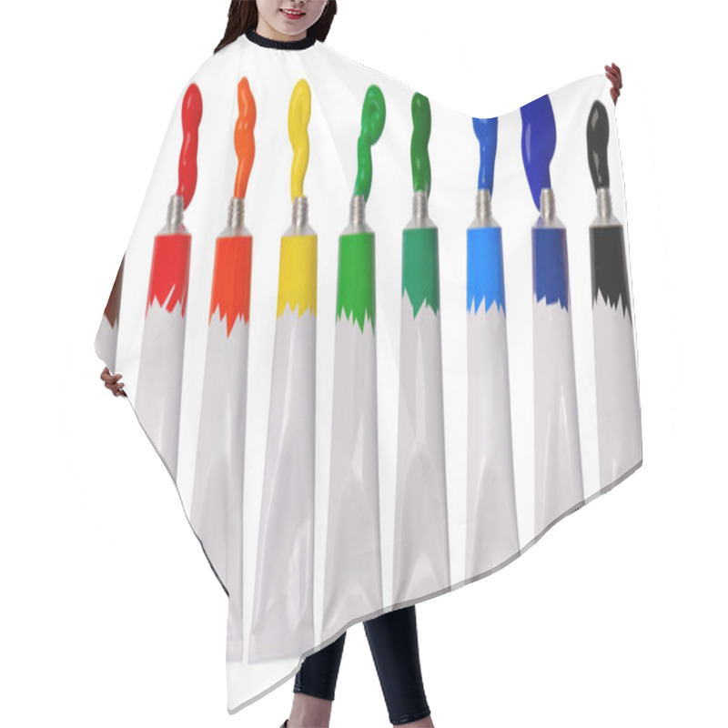 Personality  Paint In Tubes Hair Cutting Cape