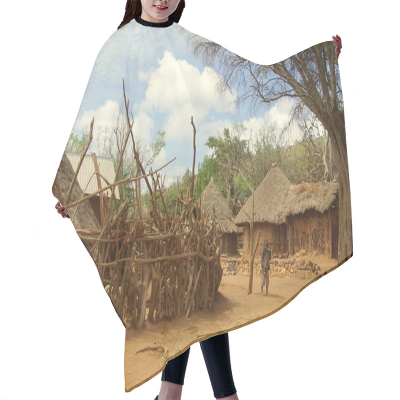 Personality  African Villages Hair Cutting Cape