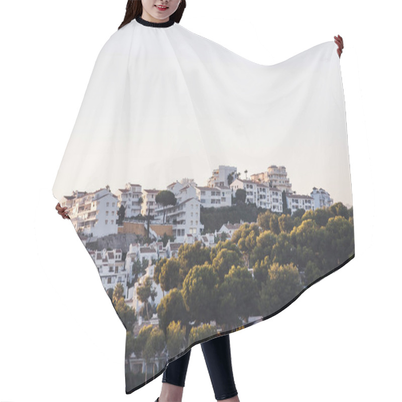 Personality  Beautiful View Of Spanish City Under Clear Sky Hair Cutting Cape