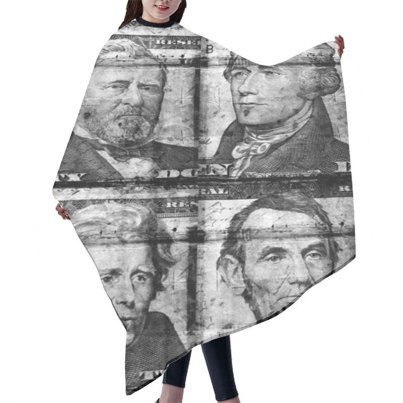 Personality  US Dollar Hair Cutting Cape