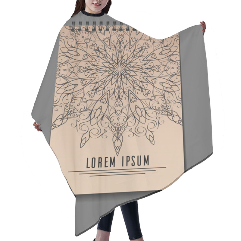 Personality  Template Notebook On Springs  Hair Cutting Cape