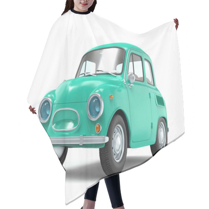 Personality  Car Retro Small Cartoon Bunchy Hair Cutting Cape