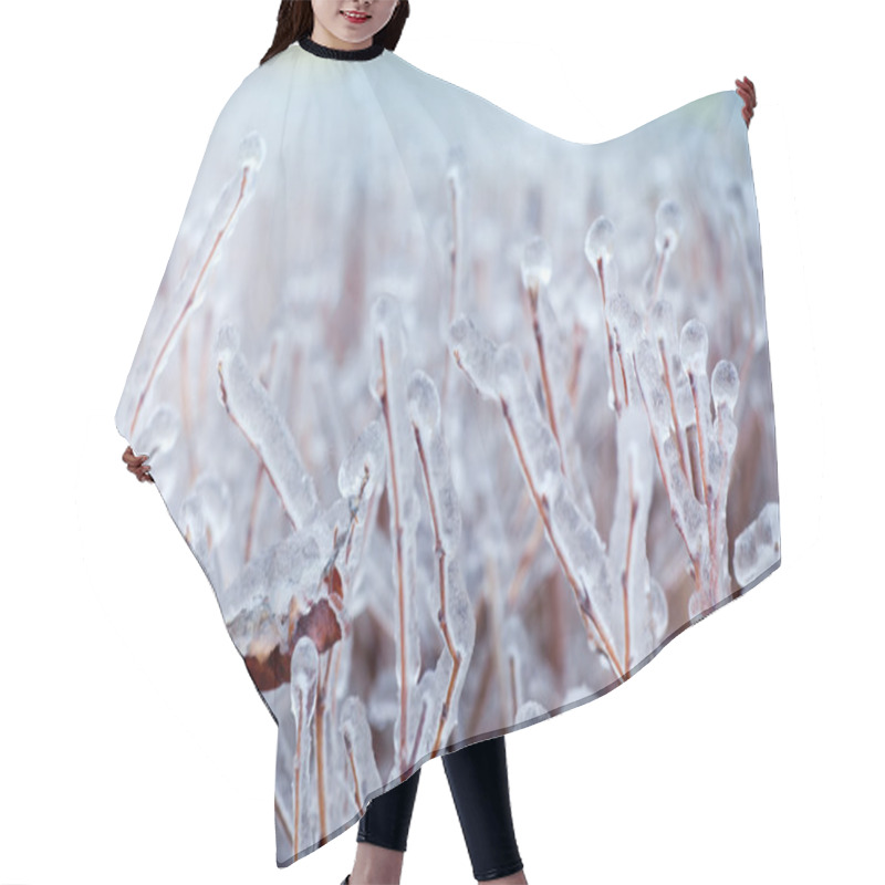 Personality  Ice On A Tree Hair Cutting Cape