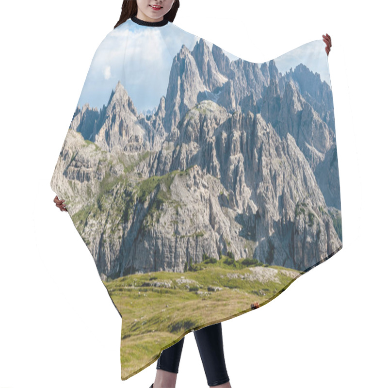 Personality  Mountain Peaks Of The Tre Cime Natural Park Hair Cutting Cape