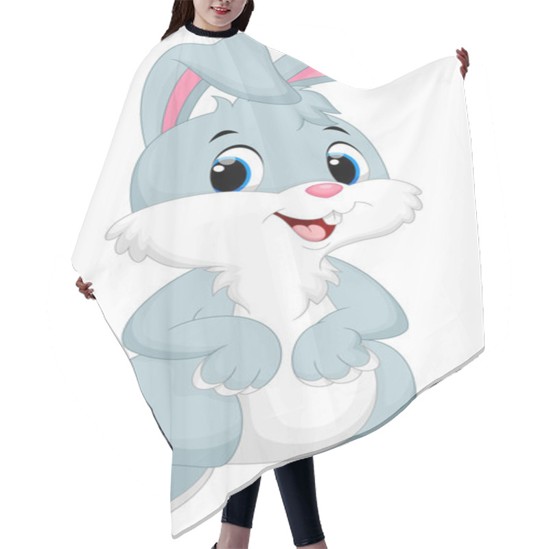 Personality  Cute Rabbit Cartoon Hair Cutting Cape