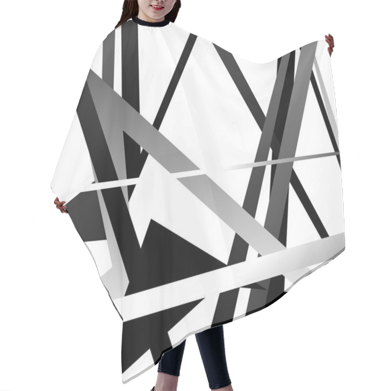 Personality  Abstract Geometric Shapes Pattern Hair Cutting Cape