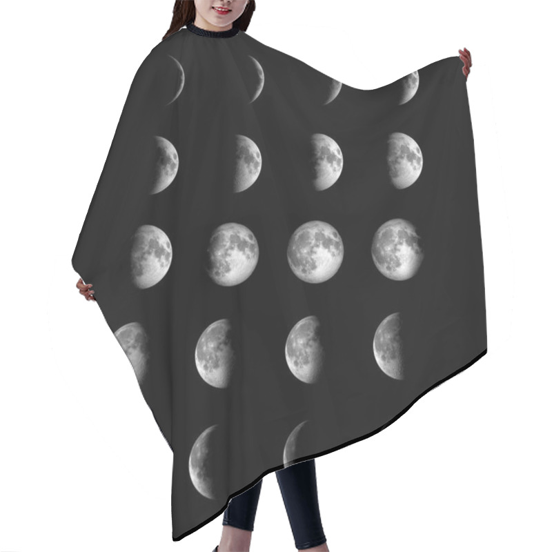 Personality  Different Phases Of Moon. Hair Cutting Cape