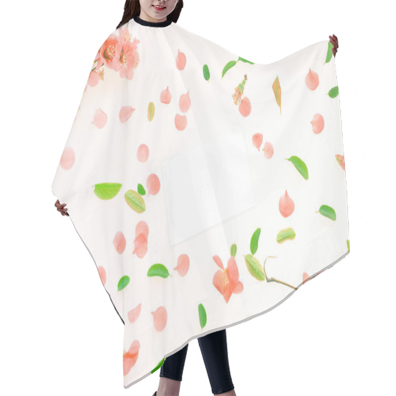 Personality  Springtime Greeting Card Mock Up Hair Cutting Cape