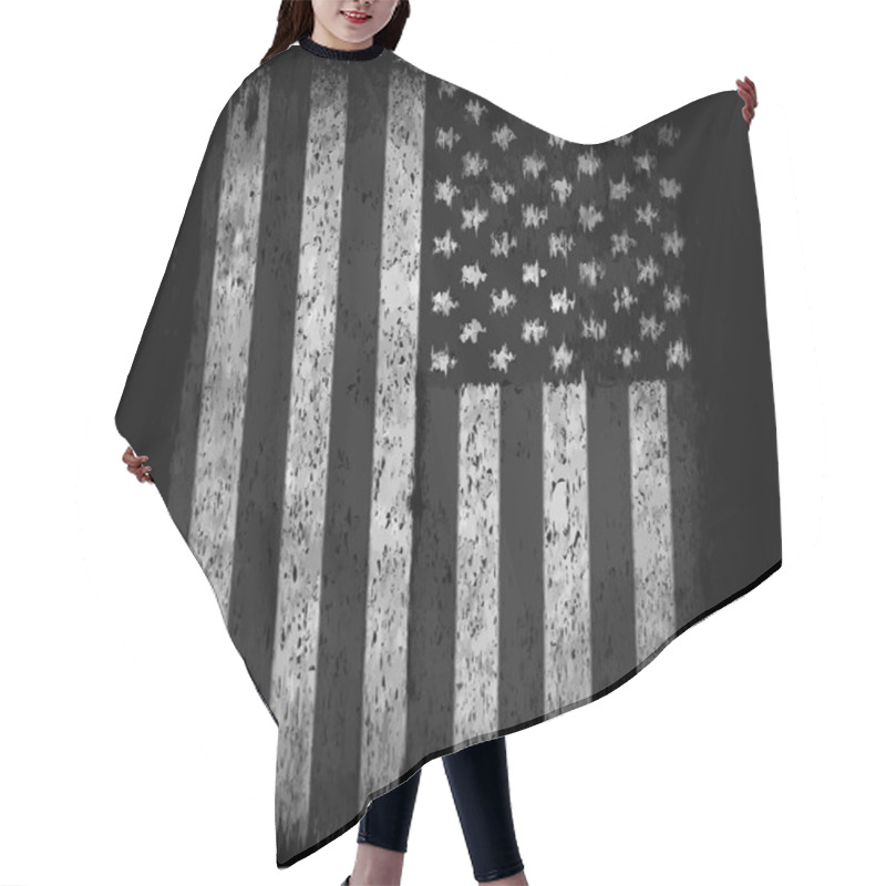 Personality  American Grunge Flag. An American Grunge Flag For A Background O Hair Cutting Cape