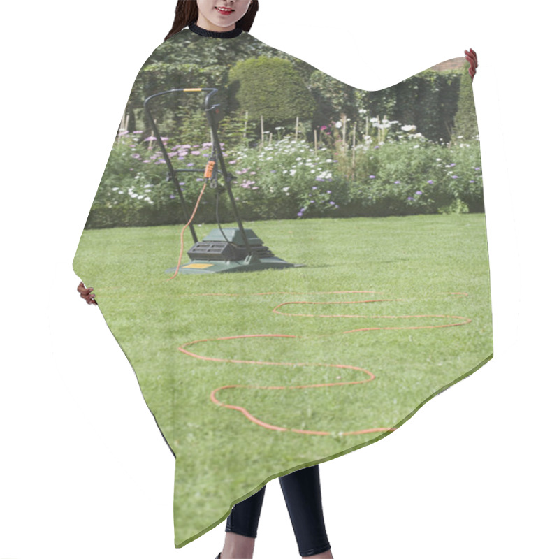 Personality  Lawn Mower Hair Cutting Cape