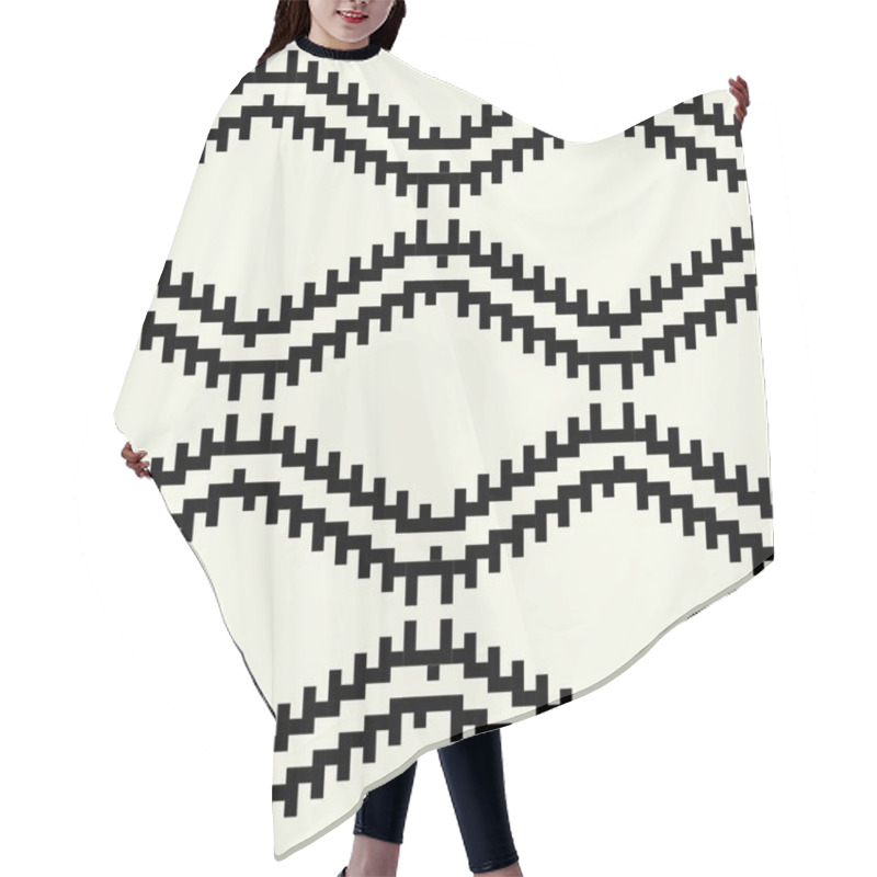 Personality  Trendy Pattern Hair Cutting Cape