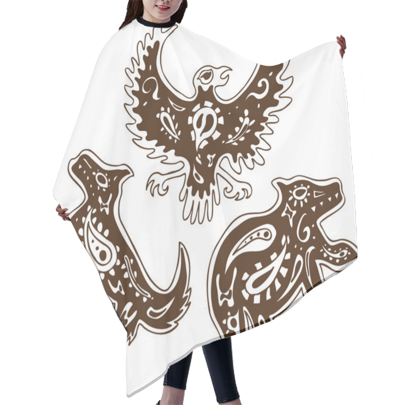 Personality  Tribal Animals Hair Cutting Cape