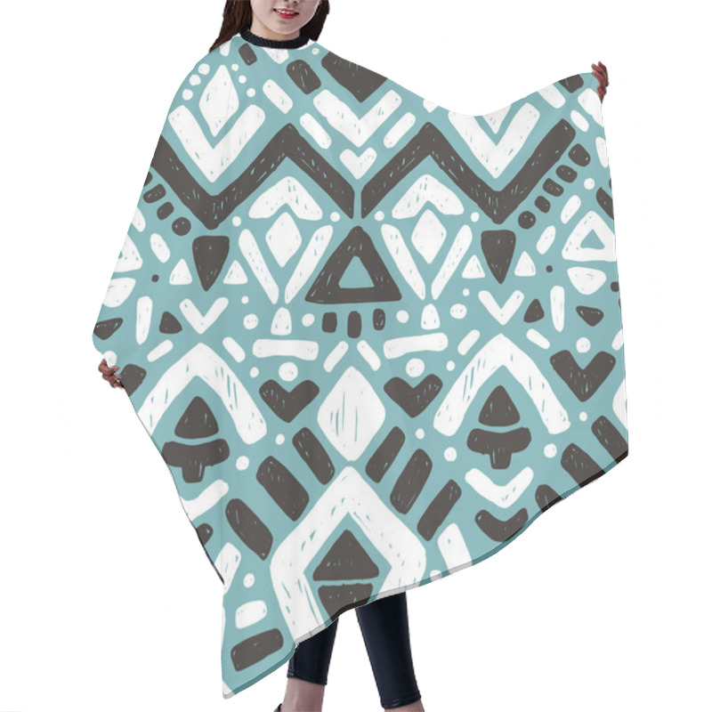 Personality  Ikat Ornament. Tribal Pattern Hair Cutting Cape