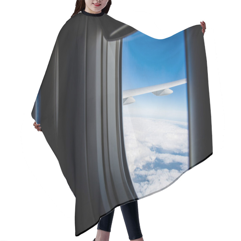 Personality  Airplane Window  Hair Cutting Cape