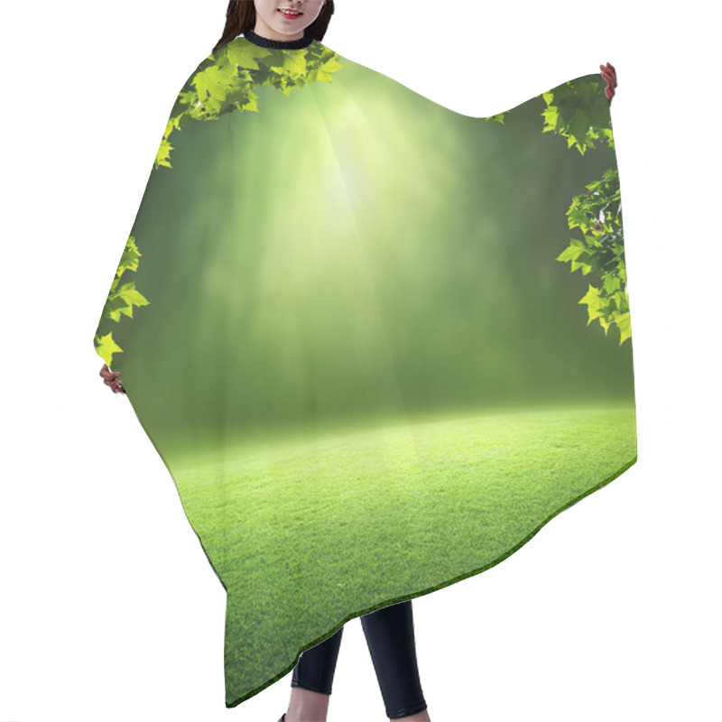 Personality  Spring Forest Hair Cutting Cape