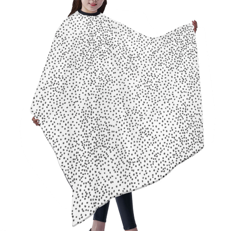 Personality  Hand Drawn Polka Dots Hair Cutting Cape