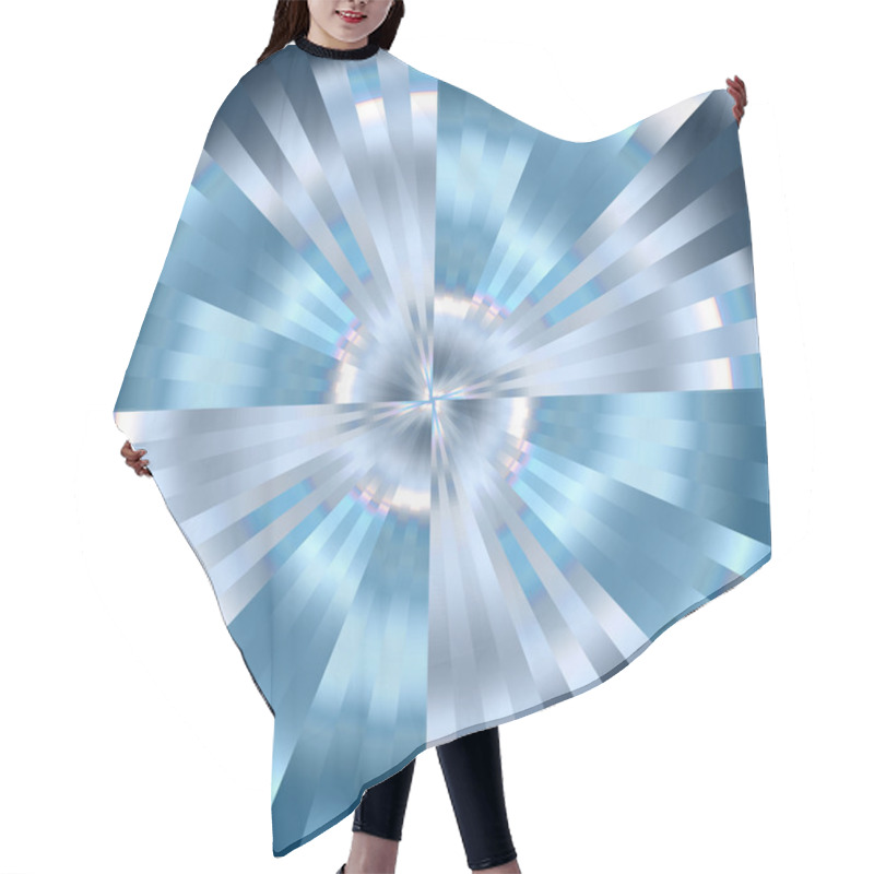 Personality  Blue Vortex Hair Cutting Cape