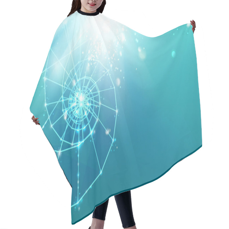 Personality  Abstract Science Design. Hair Cutting Cape