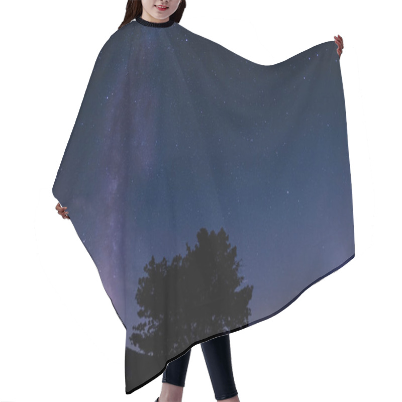 Personality  Night Sky With Milky Way, Slovakia Hair Cutting Cape