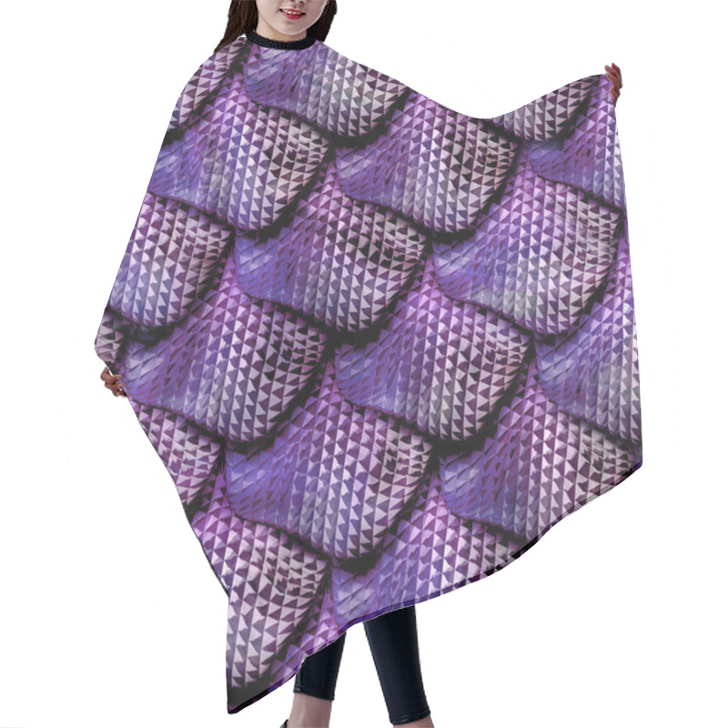 Personality  3d Abstract Seamless Snake Skin, Reptile Scale Hair Cutting Cape