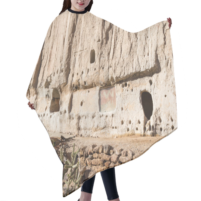 Personality  Ancient Ruins In Bandelier National Monument Hair Cutting Cape