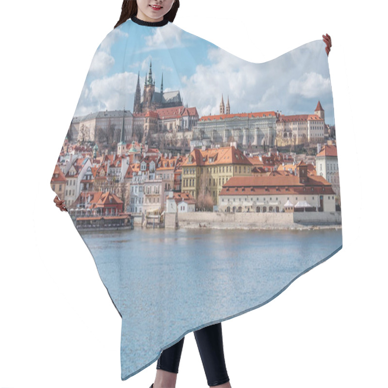 Personality  View On St. Vitus Cathedral And Prague Castle Hair Cutting Cape